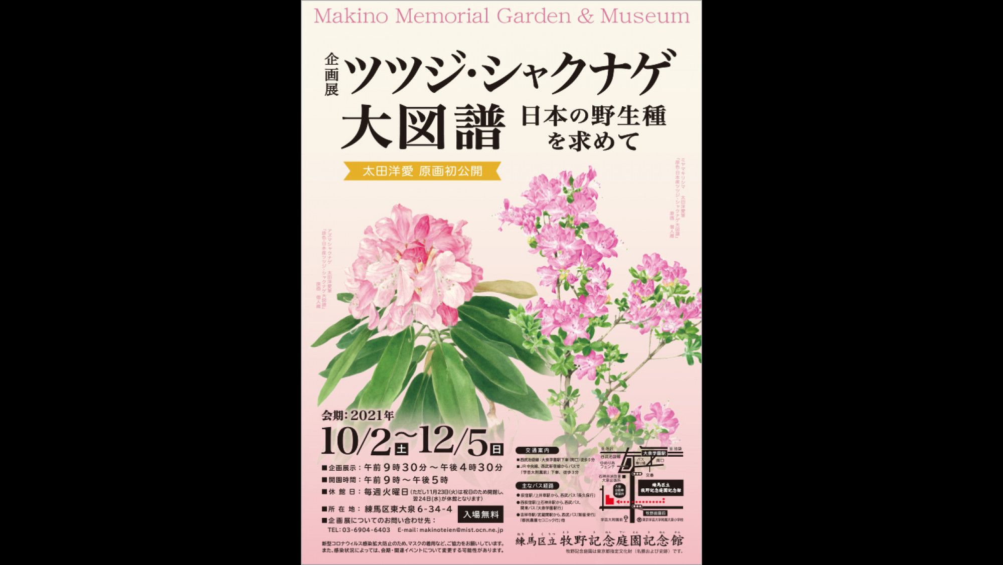 ツツジ シャクナゲ大図譜 日本の野生種を求めて 牧野記念庭園記念館 あとあと