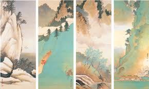 収蔵企画展絵画を旅する前期：日本四季巡礼 の展覧会画像