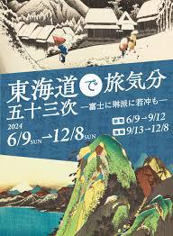 「東海道五十三次」で旅気分 ―富士に琳派に若冲も―