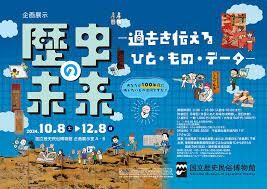 企画展示「歴史の未来－過去を伝えるひと・もの・データ－」 の展覧会画像