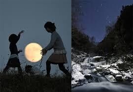 ふくしま星・月の風景写真 の展覧会画像